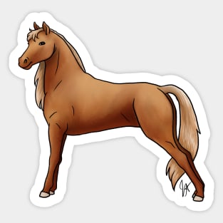 Horse - Morgan - Chestnut Sticker